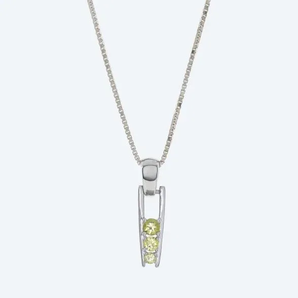 Anhänger mit Kette 925 rhodiniert Pallavin