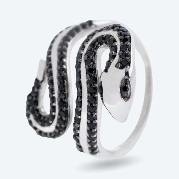 Ring 925 Sterling Silber rhodiniert Spinell