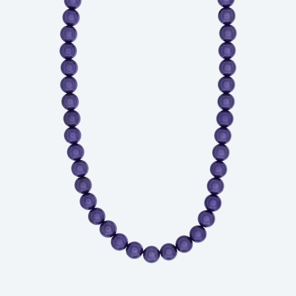 Collier Lucky Pearl lila Magnetverschluß