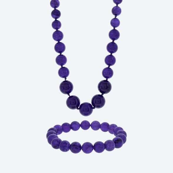 Christian Materne SET Collier+Armband Jade beh.
