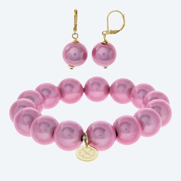 SET: Armband und Ohrhänger Lucky Pearls