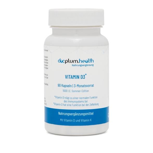 docplum.health Vitamin D3 Sommer Edition 3MV 90 Ka