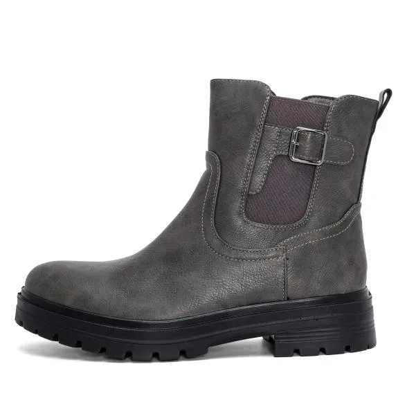 TOPWAY COMFORT Damenstiefelette grau