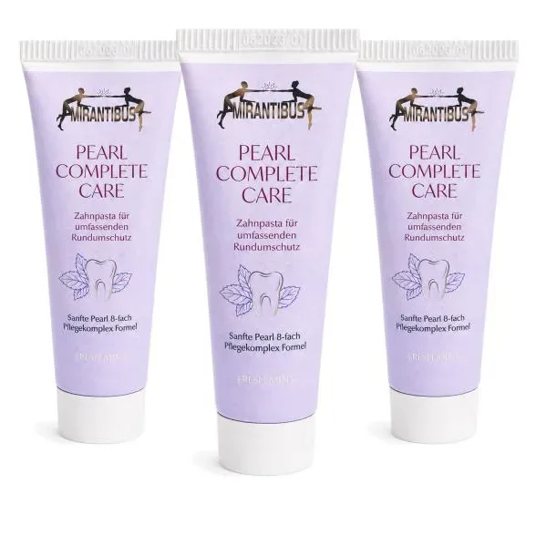 MIRANTIBUS Zahnpasta Pearl Complete Care 3x50ml