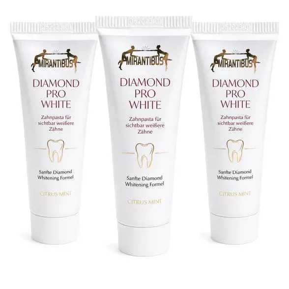 MIRANTIBUS Zahnpasta Diamond Pro White 3x50ml