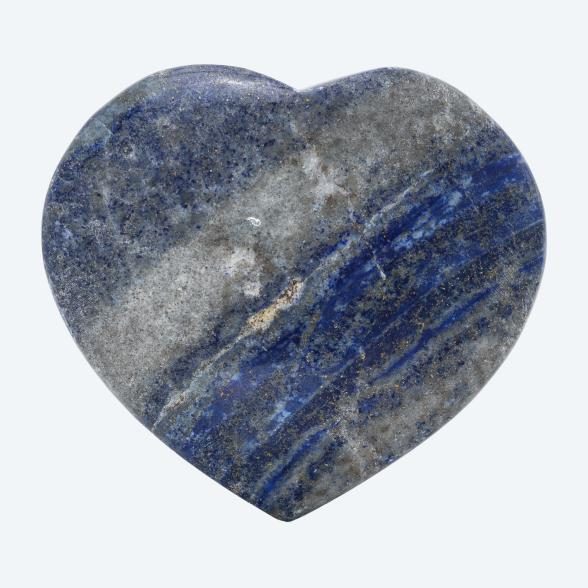 Lapislazuli Edelstein Herz