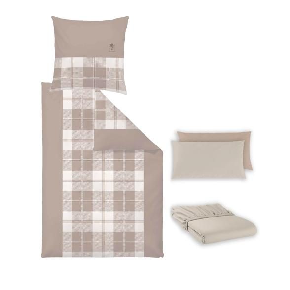 OTTO KERN Bettwäsche 4tlg. Beige
