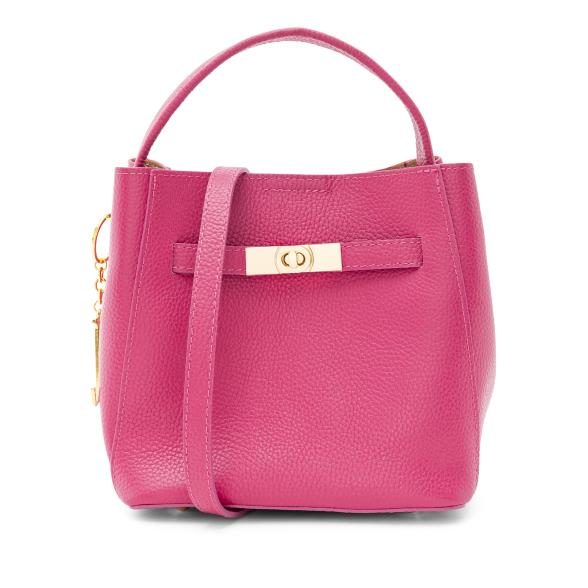 Luca Lorenzo Henkeltasche fuchsia