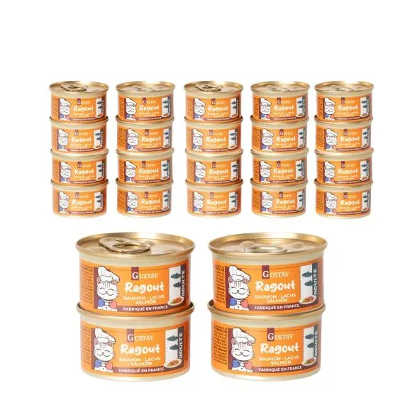 Gustav Ragout Lachs 24x 85g