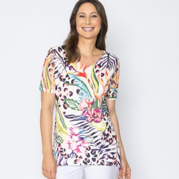 BRILLIANTSHIRTS Damen-Shirt multicolor
