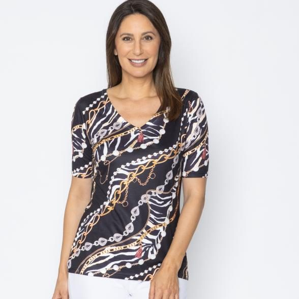 BRILLIANTSHIRTS Damen-Shirt Ketten