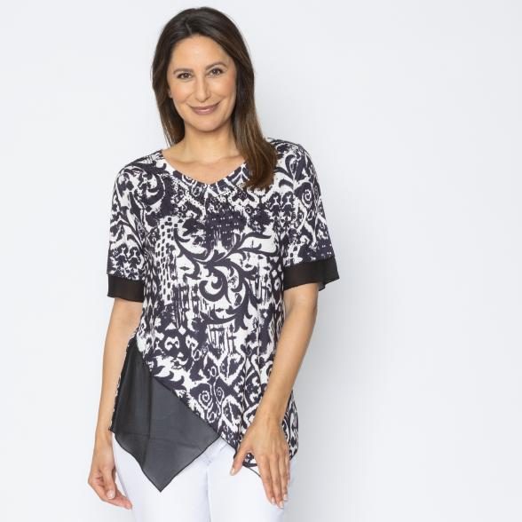 BRILLIANTSHIRTS Damen-Longshirt Ornamente