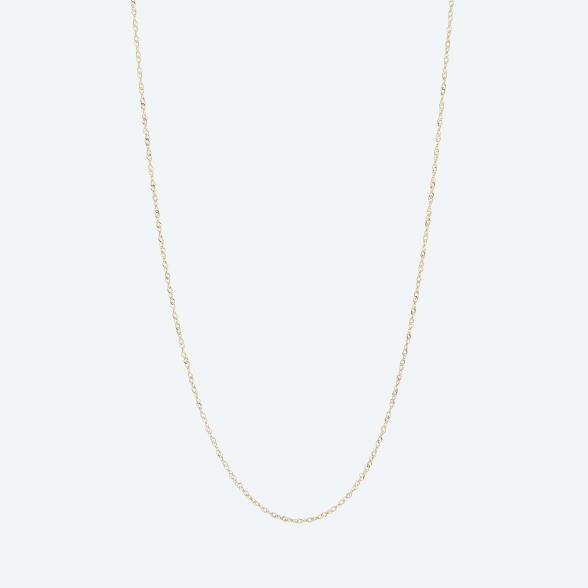 Singapurkette 585 Gelbgold ca. 60 cm