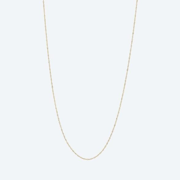 Singapurkette 585 Gelbgold ca. 55 cm