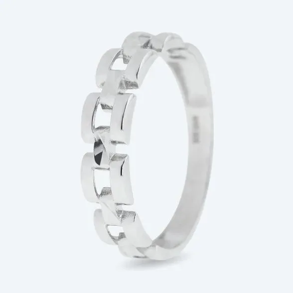 Ring 925 Sterling Silber rhodiniert