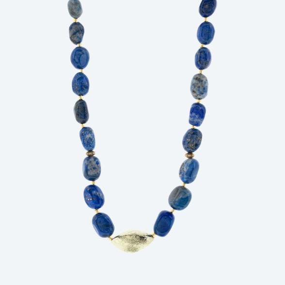 Collier Lapislazuli Magnetverschluß
