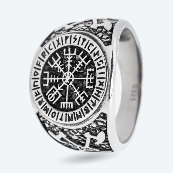Ring 925 Silber geschwärzt
