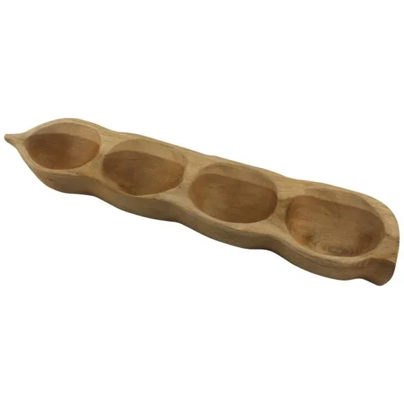 Darimana Dipschale Teakholz Peanut
