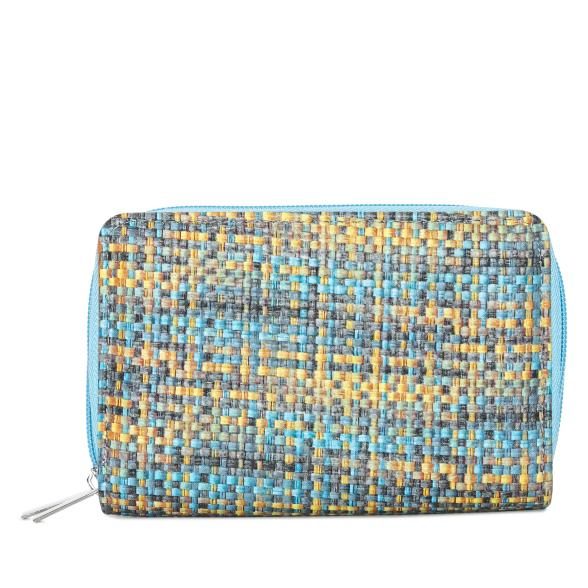 DONNA Damenbörse blau mulitcolor