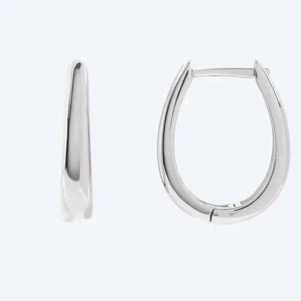 Creolen 925 Sterling Silber rhodiniert