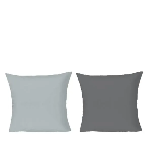Bugatti Kissenbezug 2er Set grau