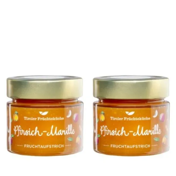 Pfirsich-Marillen Fruchtaufstrich