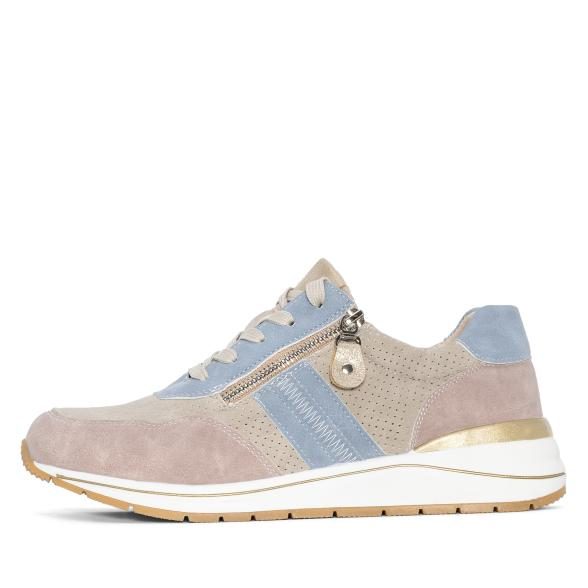 TOPWAY COMFORT Damensneaker rosé/blau