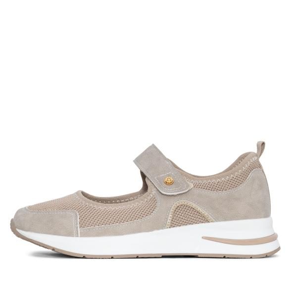 TOPWAY COMFORT Damenslipper taupe