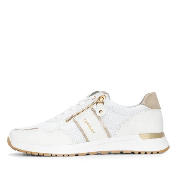 TOPWAY COMFORT Damensneaker weiß