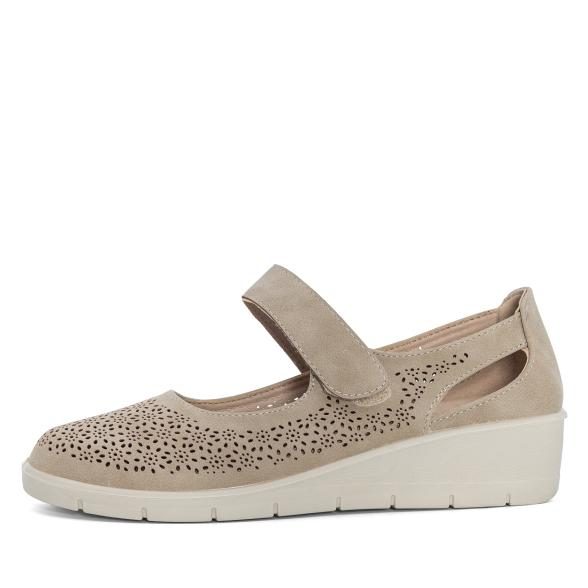 TOPWAY COMFORT Damenslipper beige