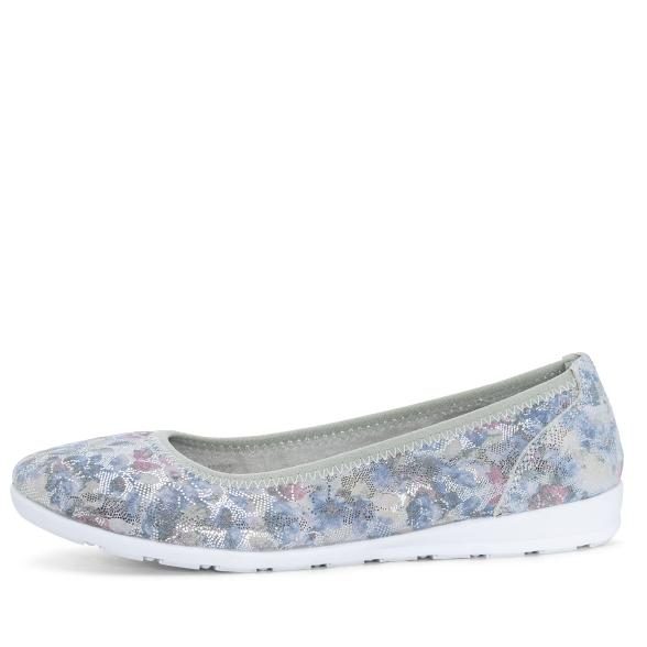 TOPWAY COMFORT Damenballerina gemustert