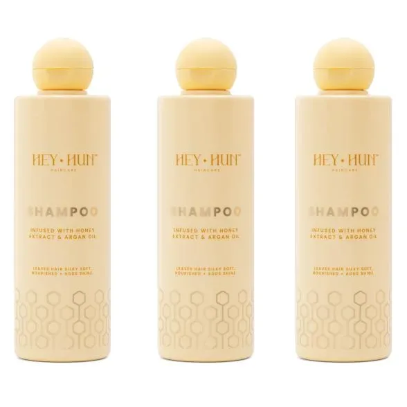 Hey Hun Argan & Honey Shampoo 3 x 300 ml