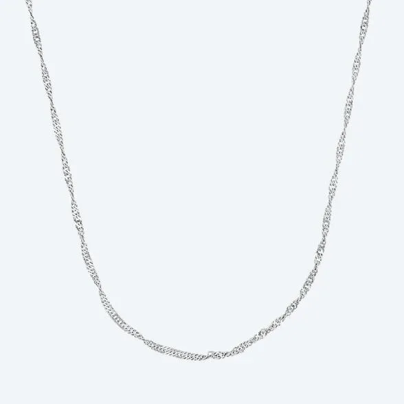 amor Singapurkette 925 Silber rhodiniert ca. 50 cm