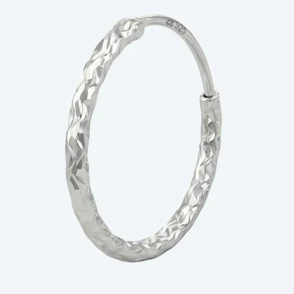 amor Creolen 925 Silber rhodiniert