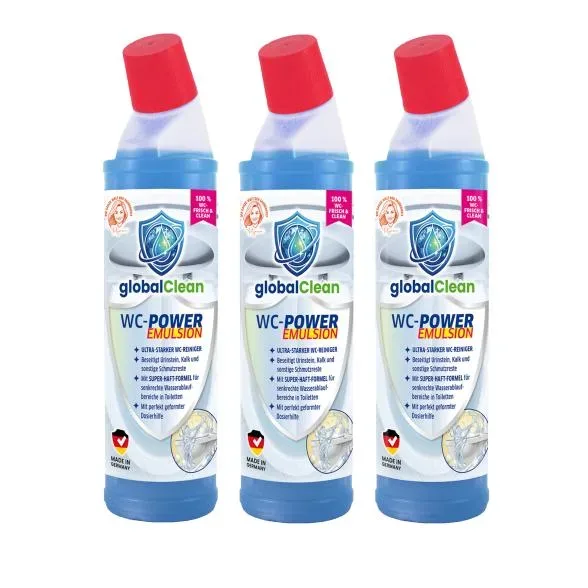 globalClean WC PowerEMULSION 3 x 750ml