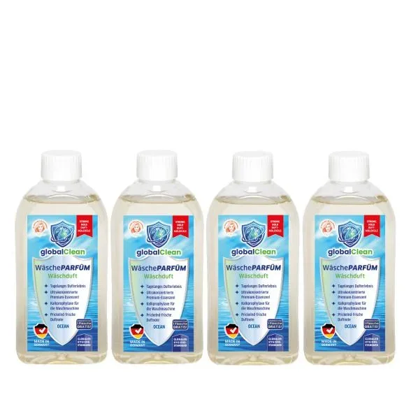 globalClean WäschePARFUM 4 x 500ml Ocean