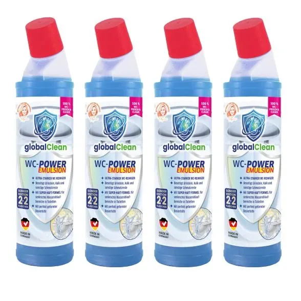 globalClean WC PowerEMULSION 2 + 2 x 750ml