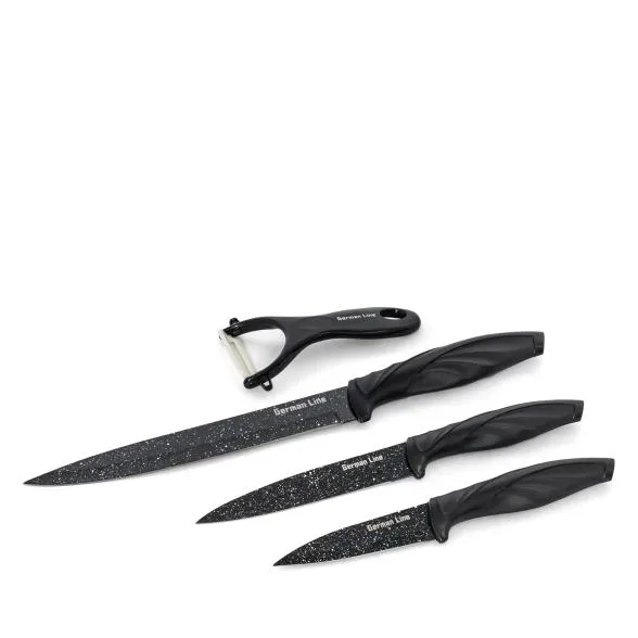 German Line Küchenmesser Set 4-teilig inkl. Schäle