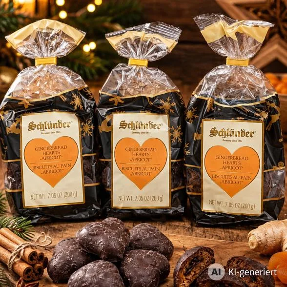 Schokoladenlebkuchen - Herz m. Aprikosenfüllung