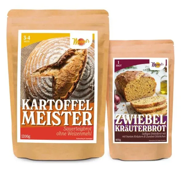 Marcel?s Better Food-4+1 Kartoffel & Zwiebelbrote