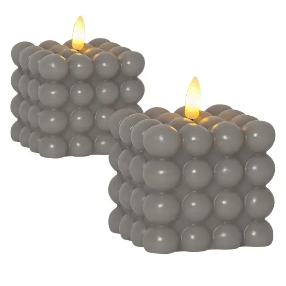 Bubble-Kerze 2er Set
