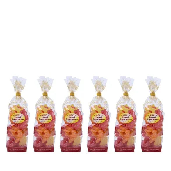 Heindl Gelee Sterne gezuckert im Sackerl 6x200g