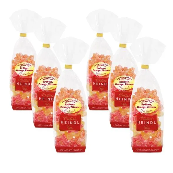 Heindl Himbeergelee Sterne 6x200g