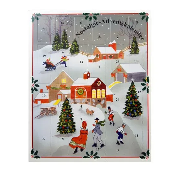 Nostalgie-Adventskalender mit Lambertz Füllung