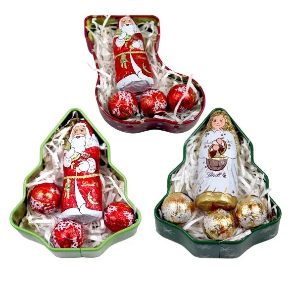 Weihnachtsdosen gefüllt 3er Set