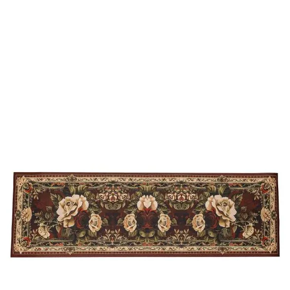 Teppichläufer in 3D-Optik Rot 50x160cm