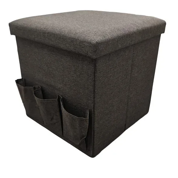 Sitzhocker faltbar mit Tasche, braun