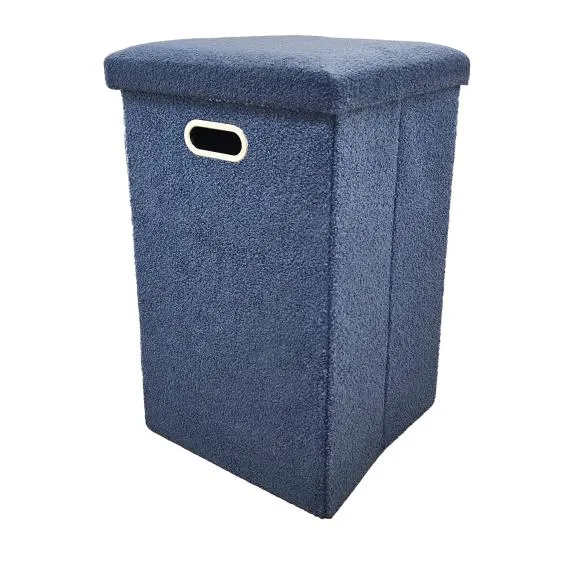 Teddy-Sitzhocker faltbar XL, blau