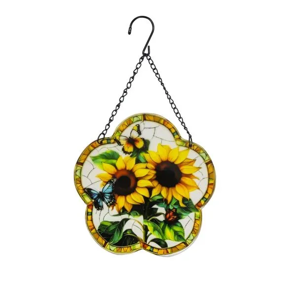 Fensterbild Sonnenblumen