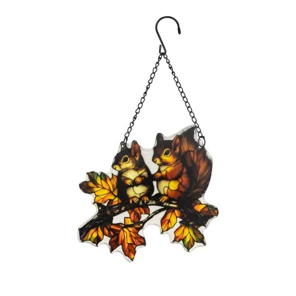 Fensterbild Eichhörnchen